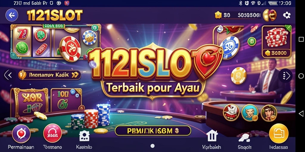 Tampilan luar biasa dari gameplay <strong>1121SLOT</strong> yang menggugah selera kasino.