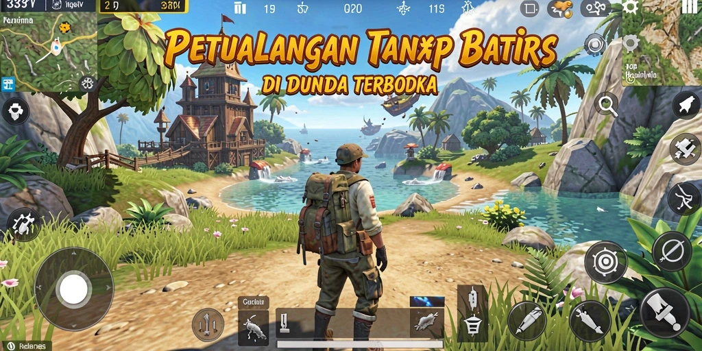 Gameplay mengasyikkan di dunia terbuka 333V dengan berbagai aktivitas.