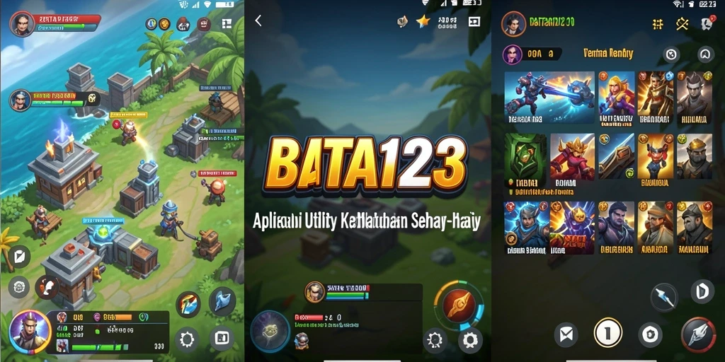 Tampilan utama BATA123 dengan fitur utilitas terbaik.