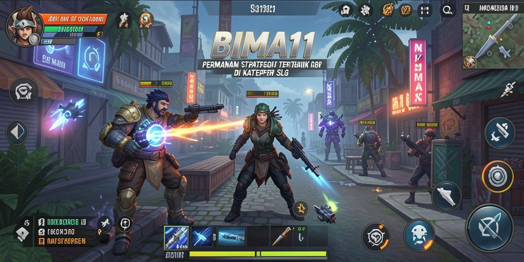 Tampilan gameplay BIMA11 yang seru dan mendebarkan.
