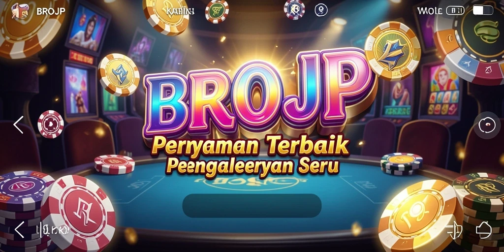 Tampilan permainan Kasino di BROJP yang mendebarkan dan menarik.