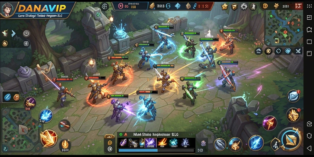 Tampilan gameplay seru dan imersif di DANAVIP.
