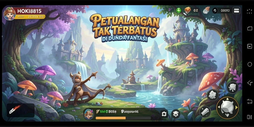 Tampilan gameplay HOKI8815 yang menawan dan menantang.