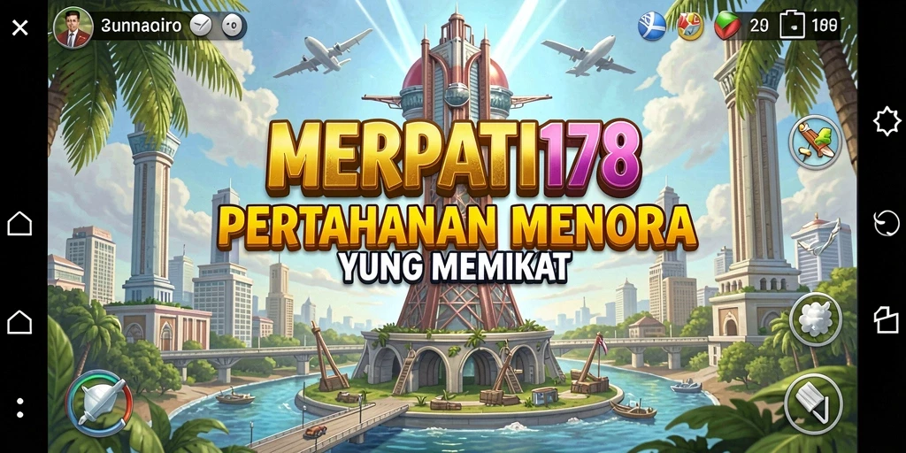 Gameplay seru dari MERPATI178 dalam aksi Tower Defense.