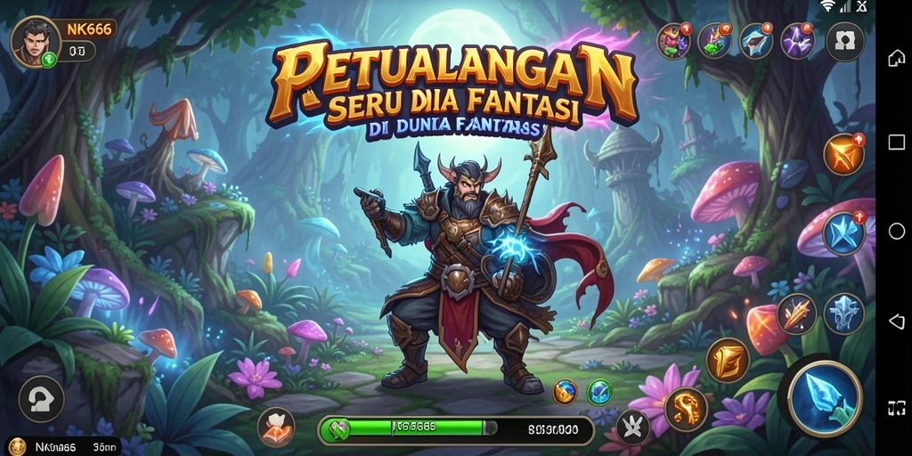 Screenshot gameplay NK666 yang menunjukkan petualangan mendebarkan.
