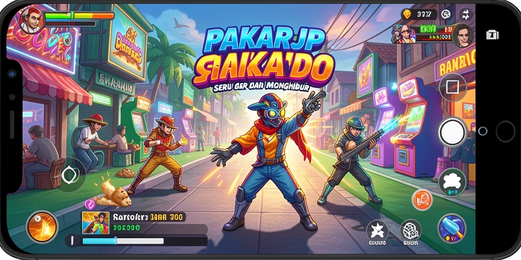 Tangkapan layar gameplay PAKARJP yang menampilkan keseruan permainan Arcade.