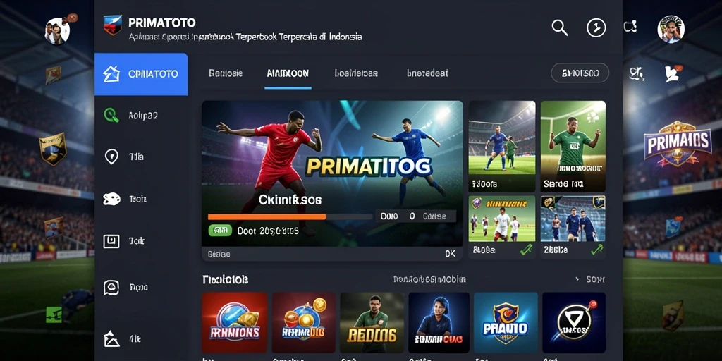 Tampilan gameplay menarik dari <strong>PRIMATOTO</strong> saat bertaruh olahraga.