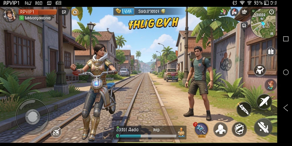 Tampilan gameplay RPVIP1 yang mengasyikkan dan penuh warna.
