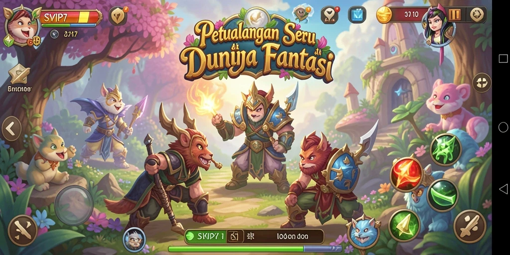 Tampilan gameplay SVIP7 yang menakjubkan dalam dunia petualangan.