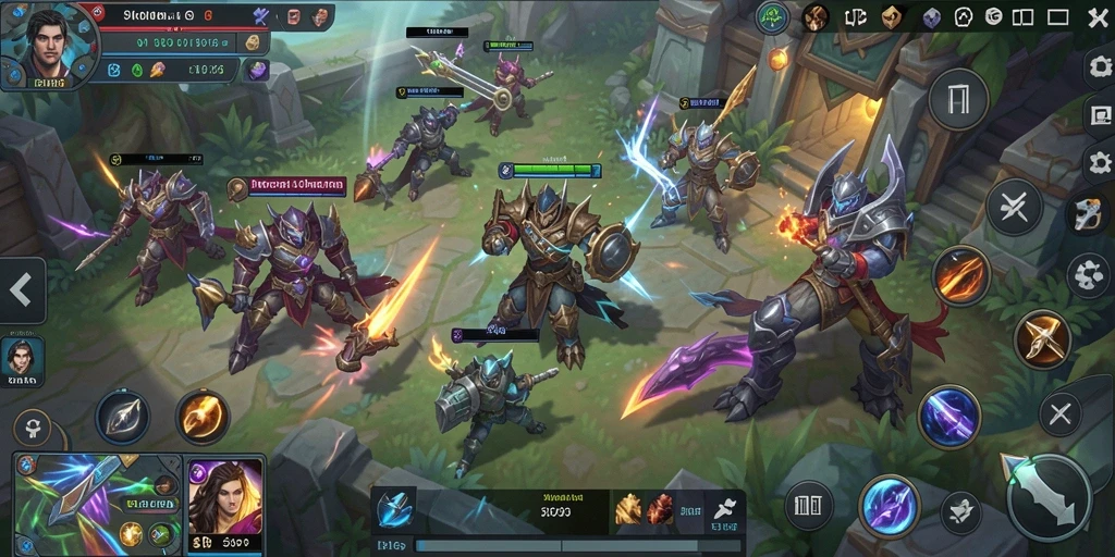Tampilan gameplay SLG yang epik dan mendebarkan di SVIP9.
