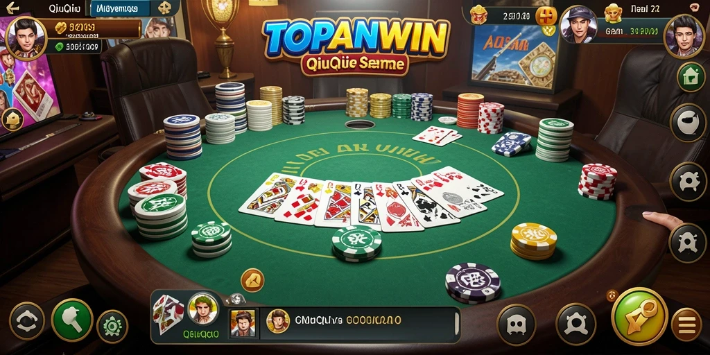 Tampilan gameplay QiuQiu yang menarik dan menghibur.